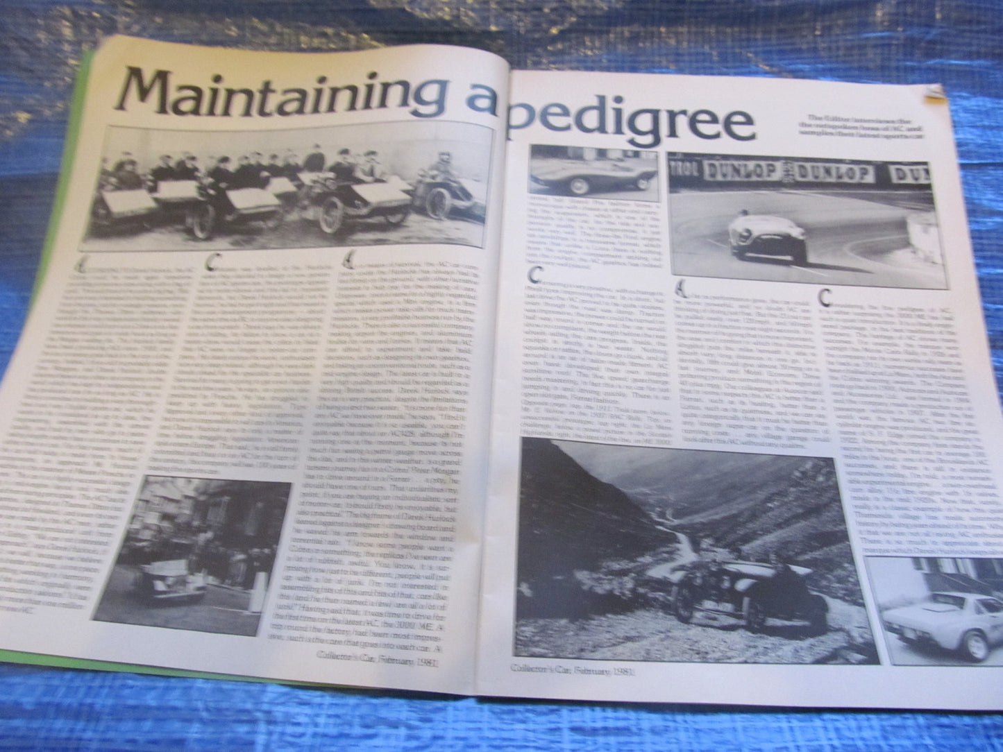 1981 FEBUARY COLLECTORS CAR MAGAZINE / AC ACE AUSTIN 7 SUNBEAM TIGER MUSEUM #bk12
