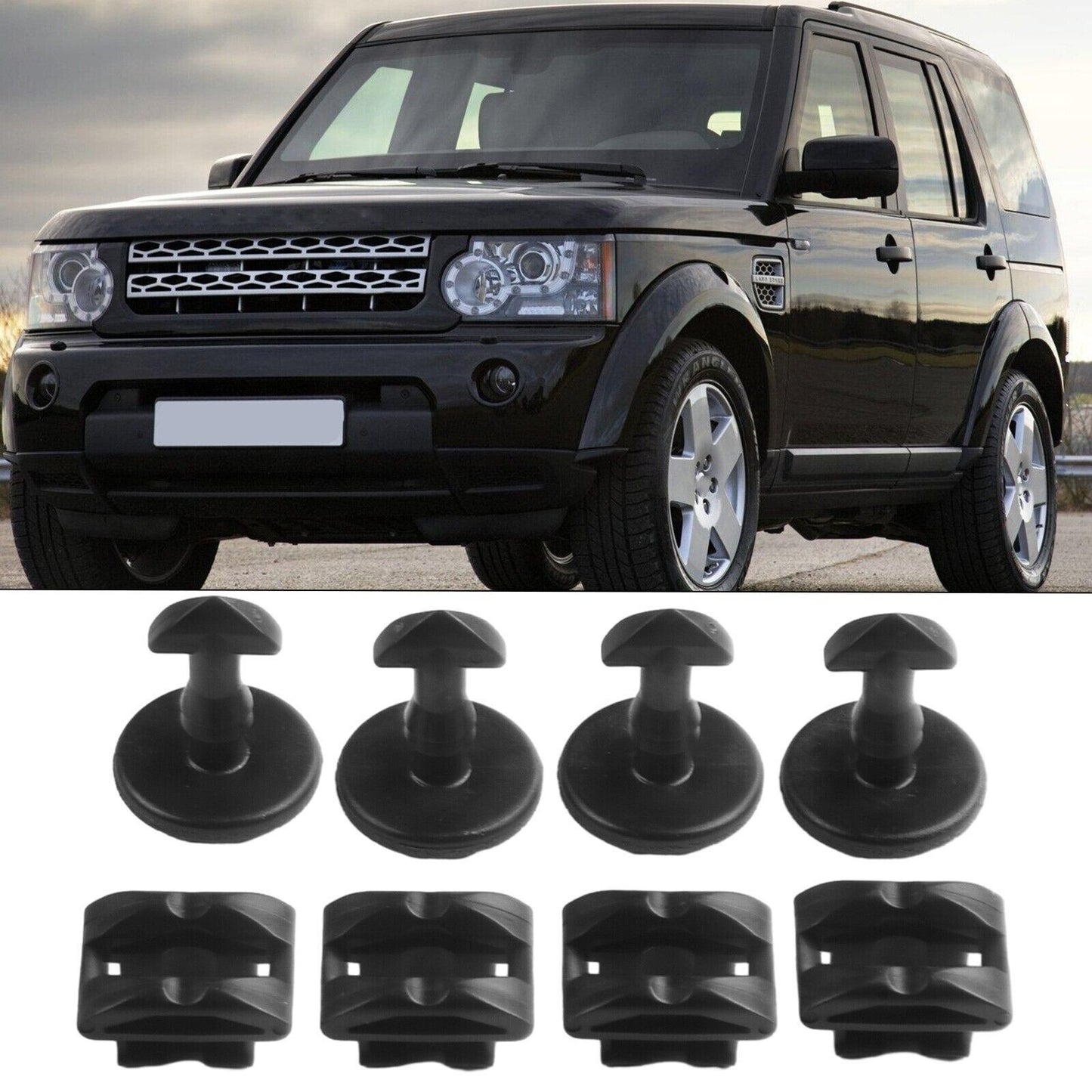 Land Range Rover Bumper Tow Cover Twist Bolt & Receiver Set x216