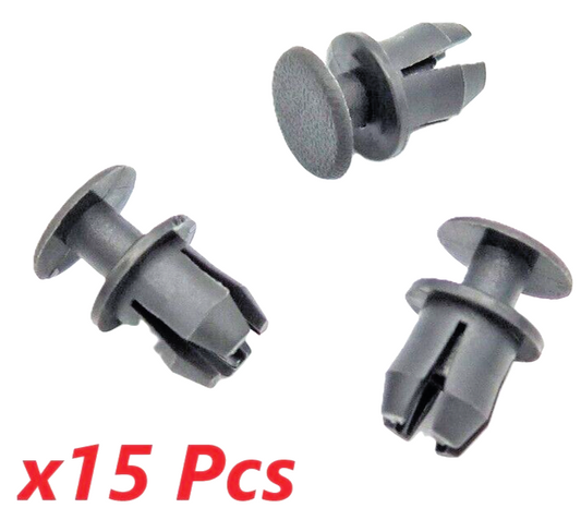 Mercedes Clips For Trim Body Panels Expanding Rivet Mounting Black Plastic - x150