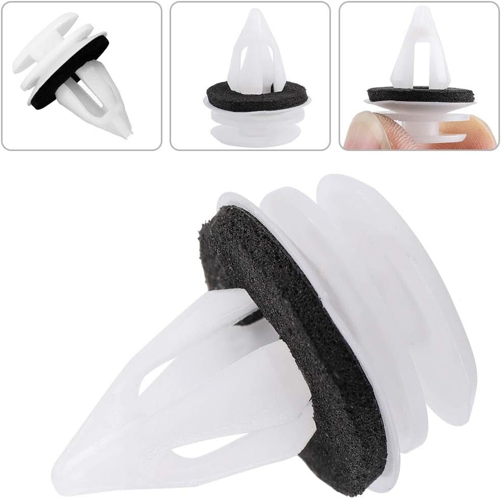 BMW Interior Trim Clips White # 51437001491 Fits Many Models 1998 - 2021 Qty 107