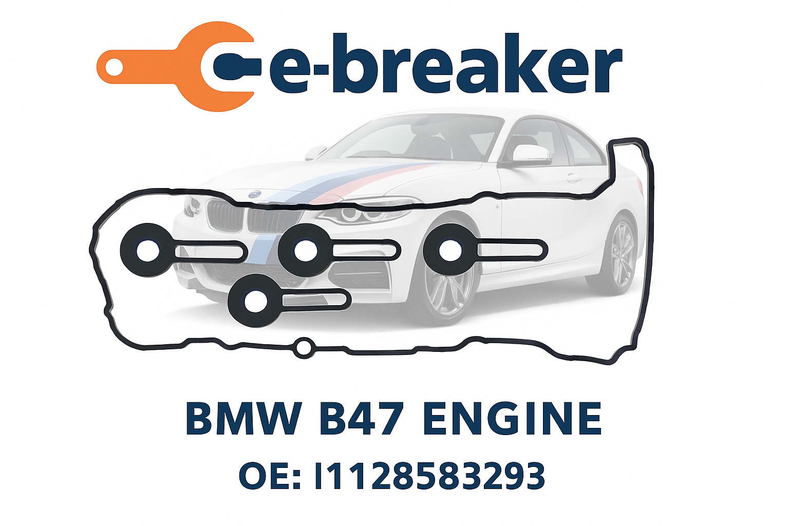BMW 2.0 B47 Diesel Engine Camshaft Rocker Cover Cam Gasket Set MPN #111285832934