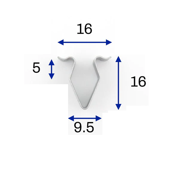 Metal Spring Trim Panel Clips Tailgate Interior Lining for VW Audi Skoda Seat 157