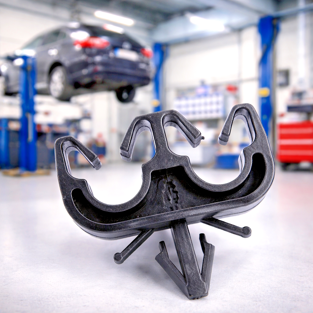 Stop Loose Pipes Cables - Twin Clip For Brake Fuel & Electric Lines to 7mm -X10.19
