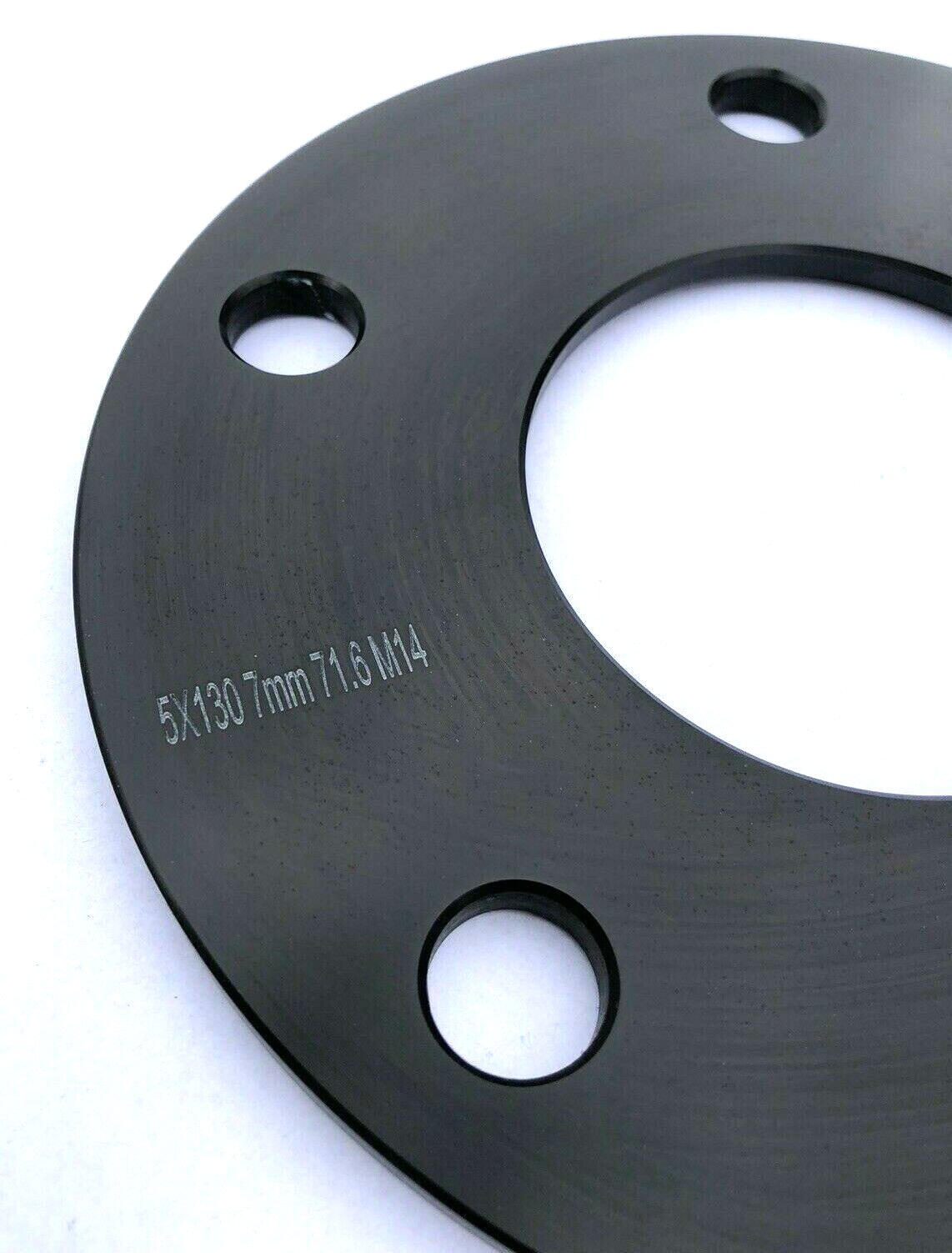 Black 7mm Wheel Spacers for Porsche 5x130 Pair with Extended Bolts  AM UK Stock12