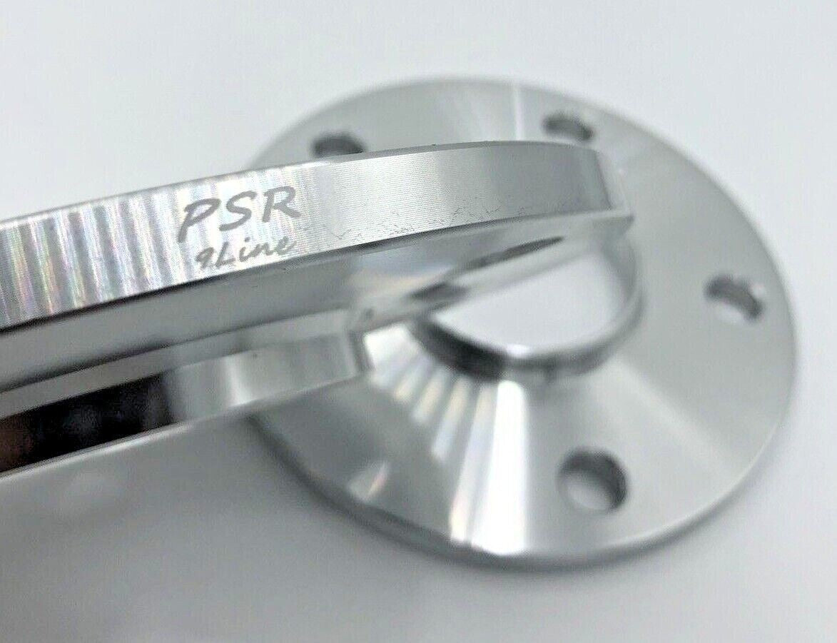 Porsche Wheel Spacers 12mm + Extended OE Bolts Set Of 2 in Silver 5x130 PSR9Line3