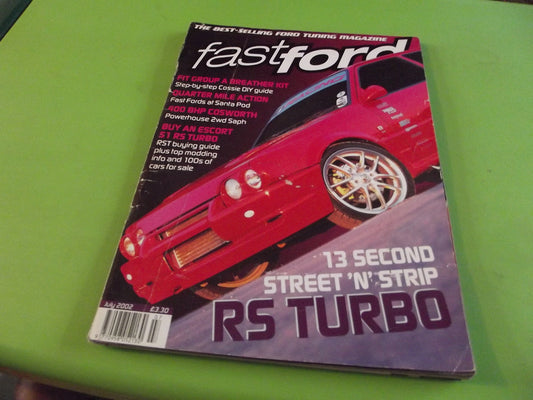 FAST FORD MAGAZINE JULY 2002  #C50