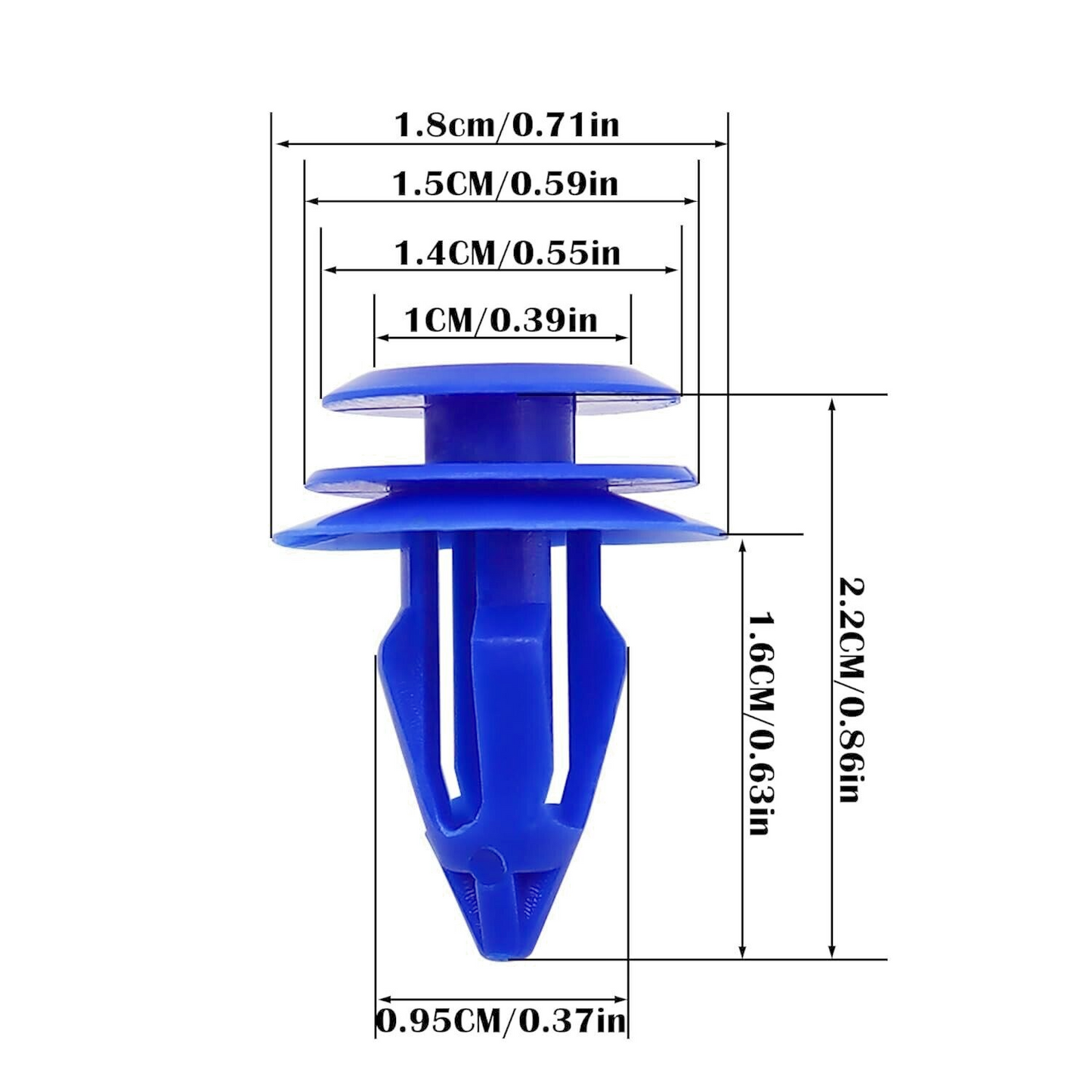 Land Range Rover Blue Trim clips x5 Pcs  Evoque Discovery 5 Disco Sport LR02725514