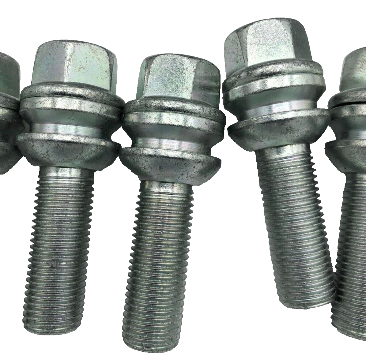 Porsche Wheel Spacers 7mm + Extended OE Bolts Set Of 2 in Silver 5x130 PSR9Line17