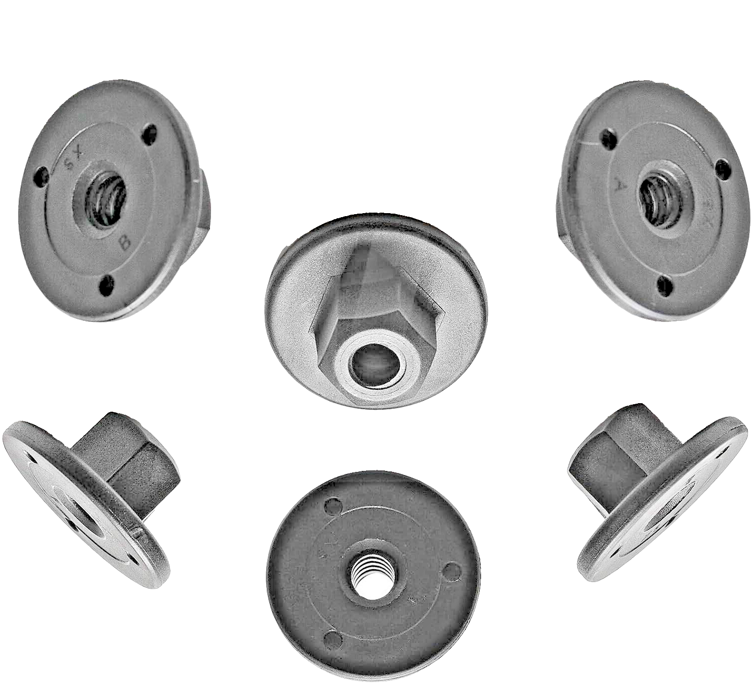 10x BMW MINI 10mm Hex Head Plastic Threaded Nut 7169847 0714716984719