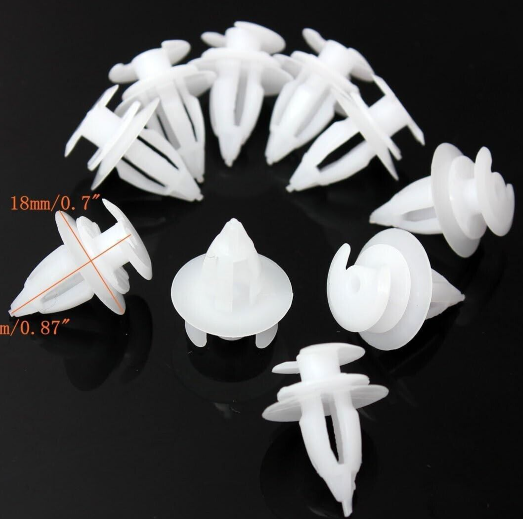 BMW Door Panel Trim Card Retainer Clip Plastic Fixing Fastener O.E 1973500 10pcs3