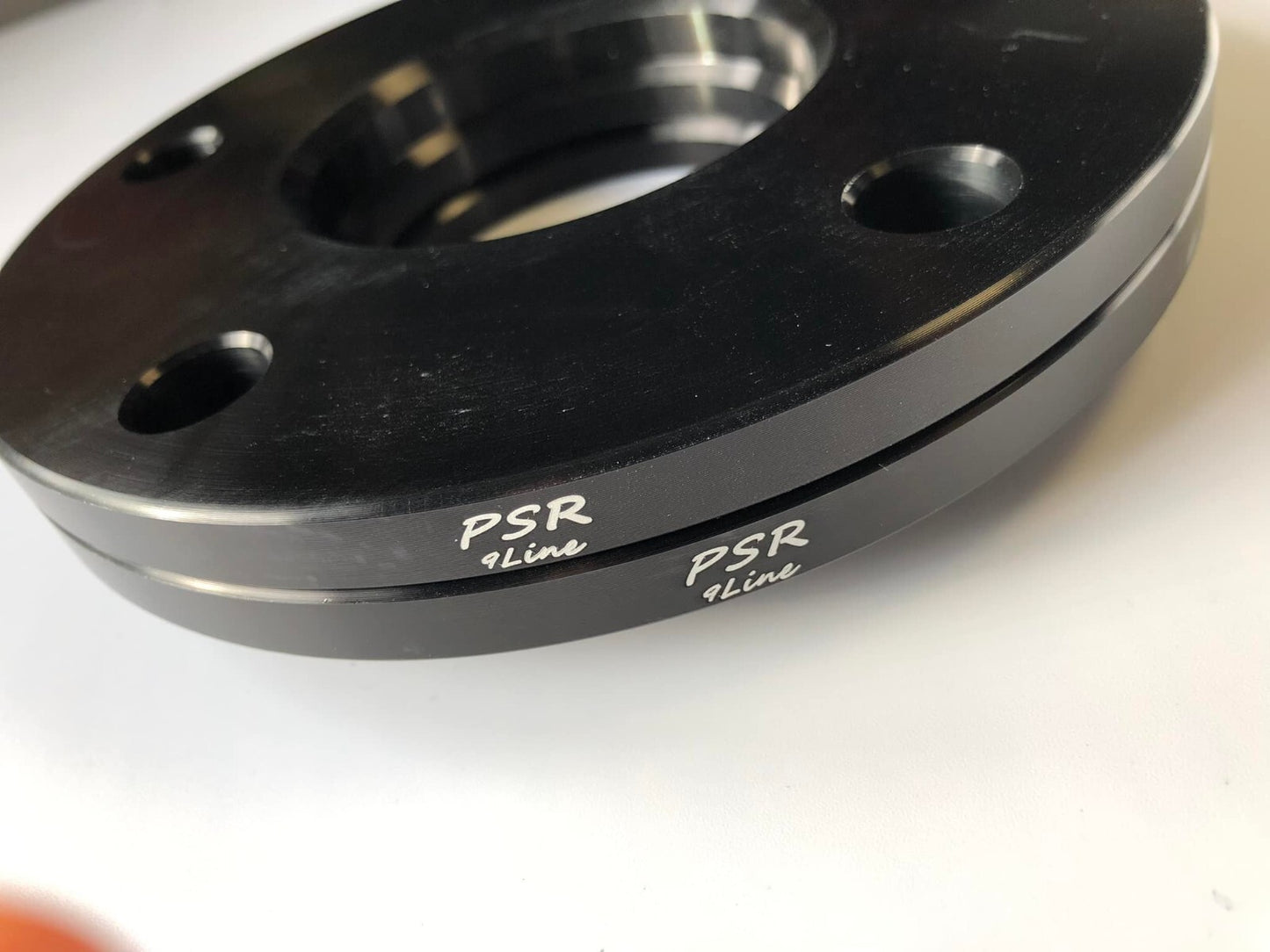 Porsche Wheel Spacers 15mm + Extended AF Bolts Set Of 2 in Black 5x130 PSR9Line10