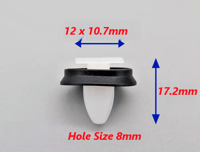 Citroen Exterior Side Trim Clip x10 Pcs CITROEN 865543 Relay 244 250 Nemo1