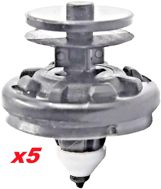 VW Door Card Trim Panel Interior Lining Fixing Clips Qty x5 for Golf Polo Passat0