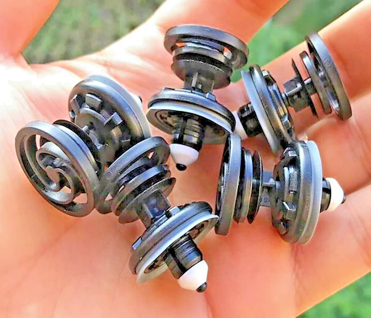 VW Interior Door Card Trim Panel Fastener Clips Sprung Head, x5 Pcs10