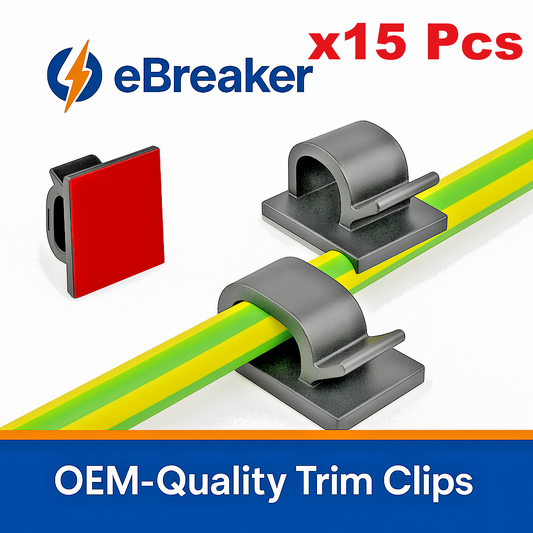 Self Adhesive Cable Clips Universal Car Van Boat Wire Fix Pad Routing Holder #150