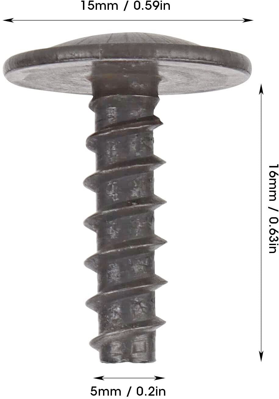 Wheel Arch Inner Liner Splash Guard Torx Screw Audi Seat Skoda VW N90775001 5pc.7