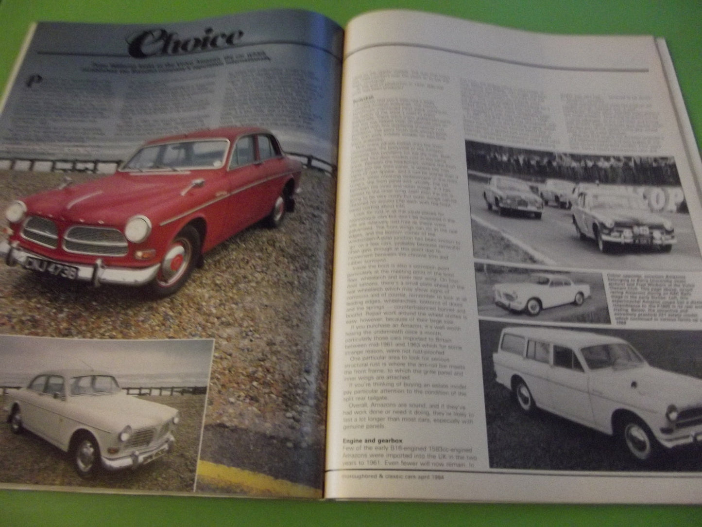 THOROUGHBRED AND CLASSIC CARS MAGAZINE APRIL 1984 #C45
