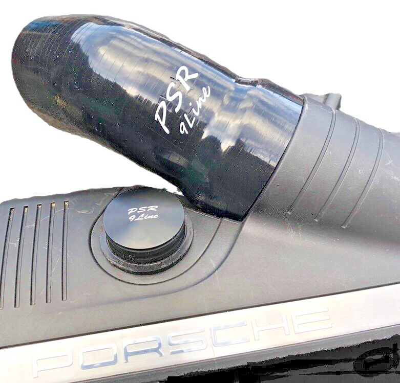 Porsche 997 Resonator Air Box Upgrade with Black Induction Pipe Kit14