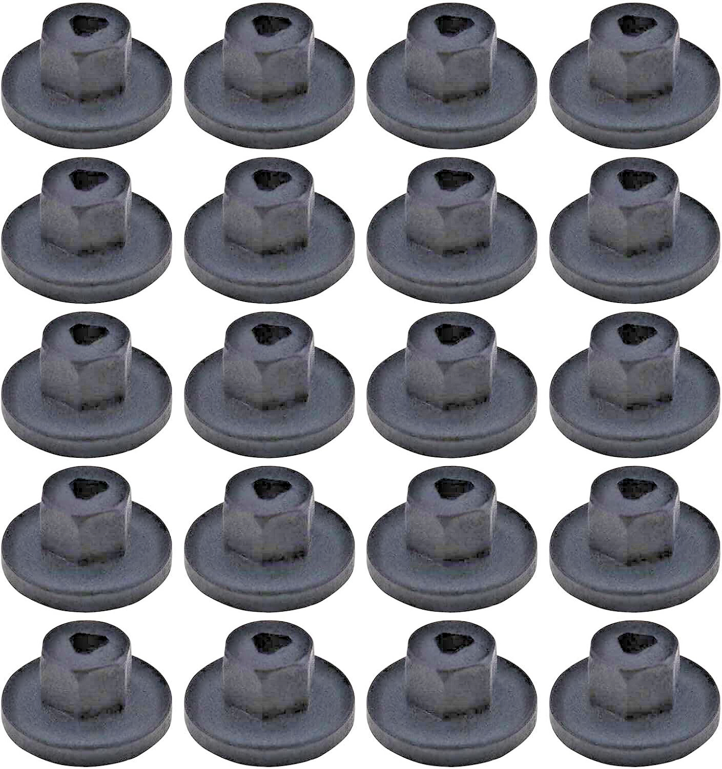 UNTHREADED PLASTIC NUTS ENGINE COVER UNDERTRAY SPLASH GUARD BODY TRIM NUTS 10pcs9