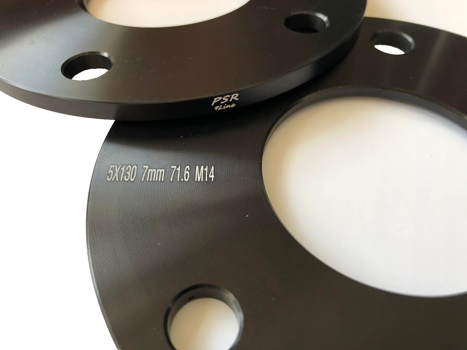 Porsche Wheel Spacers 7mm Set Of 4 in Black 5x130 PSR9Line16