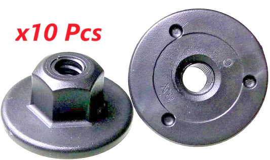 10x BMW MINI 10mm Hex Head Plastic Self-Threading Nut 7169847 O.E.N 07147169847.0