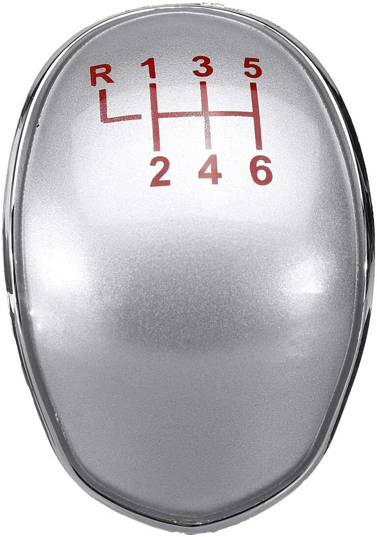 6 SPEED GEAR STICK KNOB CAP COVER RED PATTERN FOR FORD FIESTA FOCUS ST TRANSIT 1