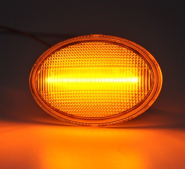MINI LED Side Indicator Smoked Lens Amber Repeater Light For R55 R56 R57 R58 R596