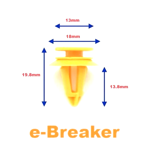 Trim Card Panel Interior Fixing Fastener Clips - 5 Pack for Ford Focus & Transit1
