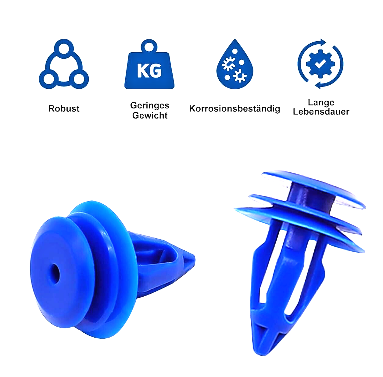 Land Range Rover Blue Trim clips 20 Pcs  Evoque Discovery 5 Disco Sport LR02725515