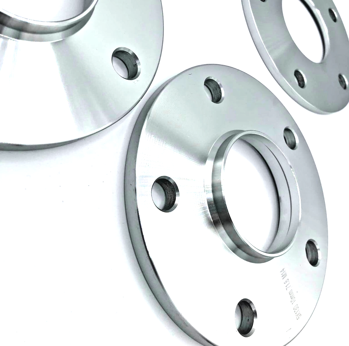 PORSCHE 15mm Wheel Spacers 5x130 With Extended O.E Bolts Precision Fit in Silver4