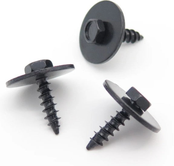 BMW Hex Screw Bolt Captive Washer Fixing of Bodywork and Trim Panels, Pack 10 Pc3