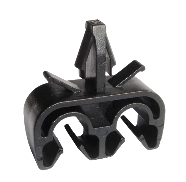 Universal Twin Pipe Clip - Holds Brake Fuel Lines & Electric Wiriing to 7mm -X1010