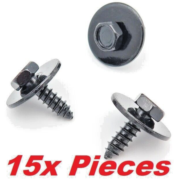 BMW Hex Screw with Washer Under-tray wheel arch Mounting Screw 07147129160 15pcs0