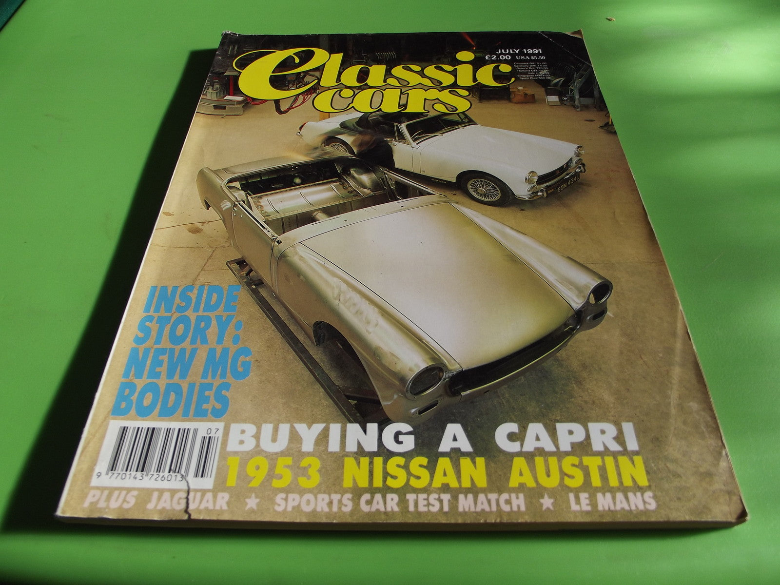CLASSIC CARS MAGAZINE JULY 1991 #c30