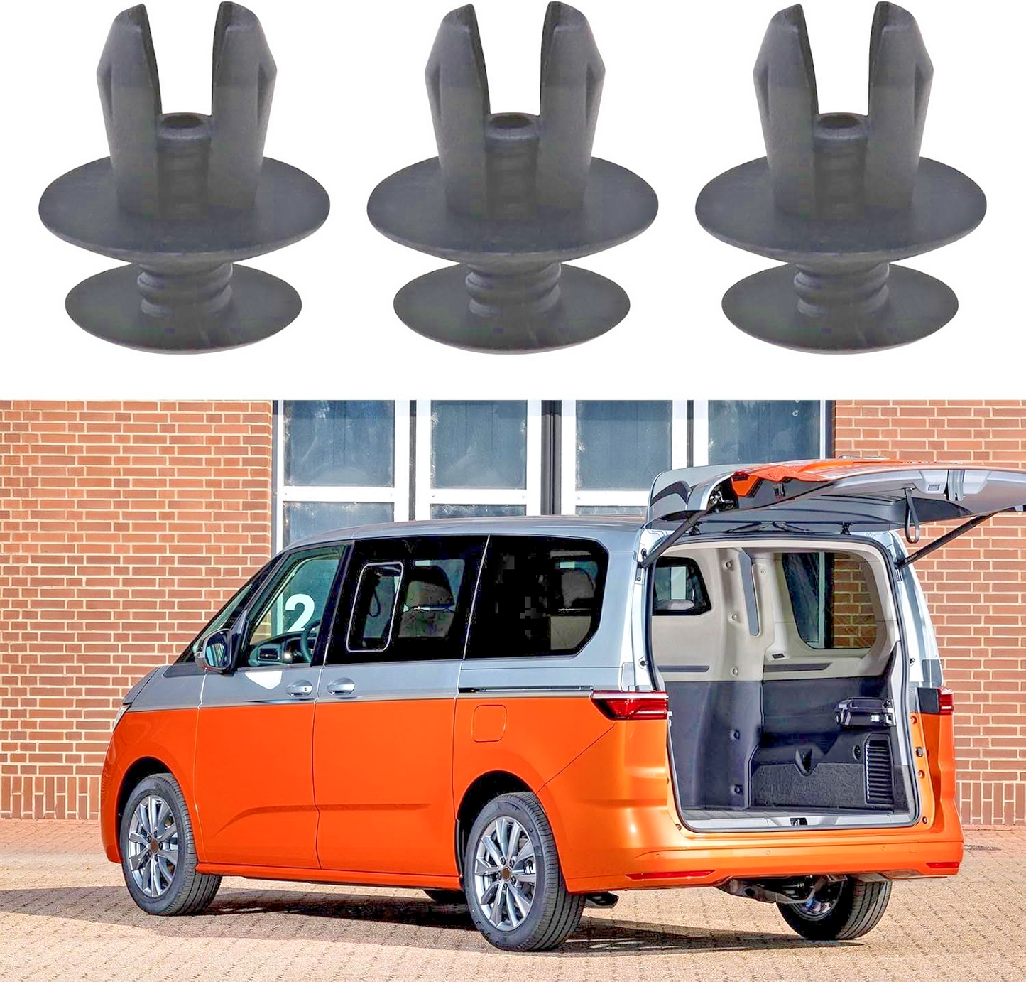 VW Expanding Screw Clip Rivet Fastener Interior Trim & Weather Shield Panels  1512