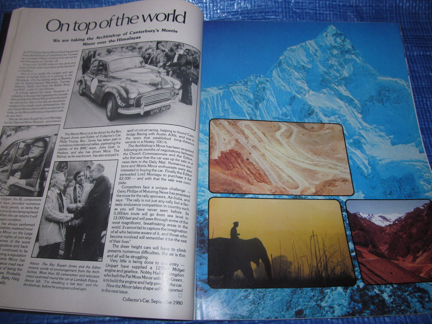 1980 SEPTEMBER COLLECTORS CAR MAGAZINE / MGA AUSTIN 7 TR4 MORRIS MINOR #bk16