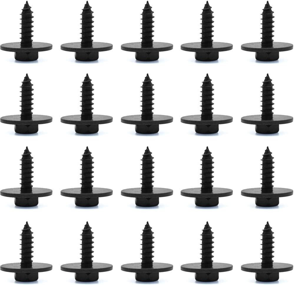 BMW Under-tray Wheel Arch Bumper Mounting Hex Screw with Washer 07147129160 5pcs7