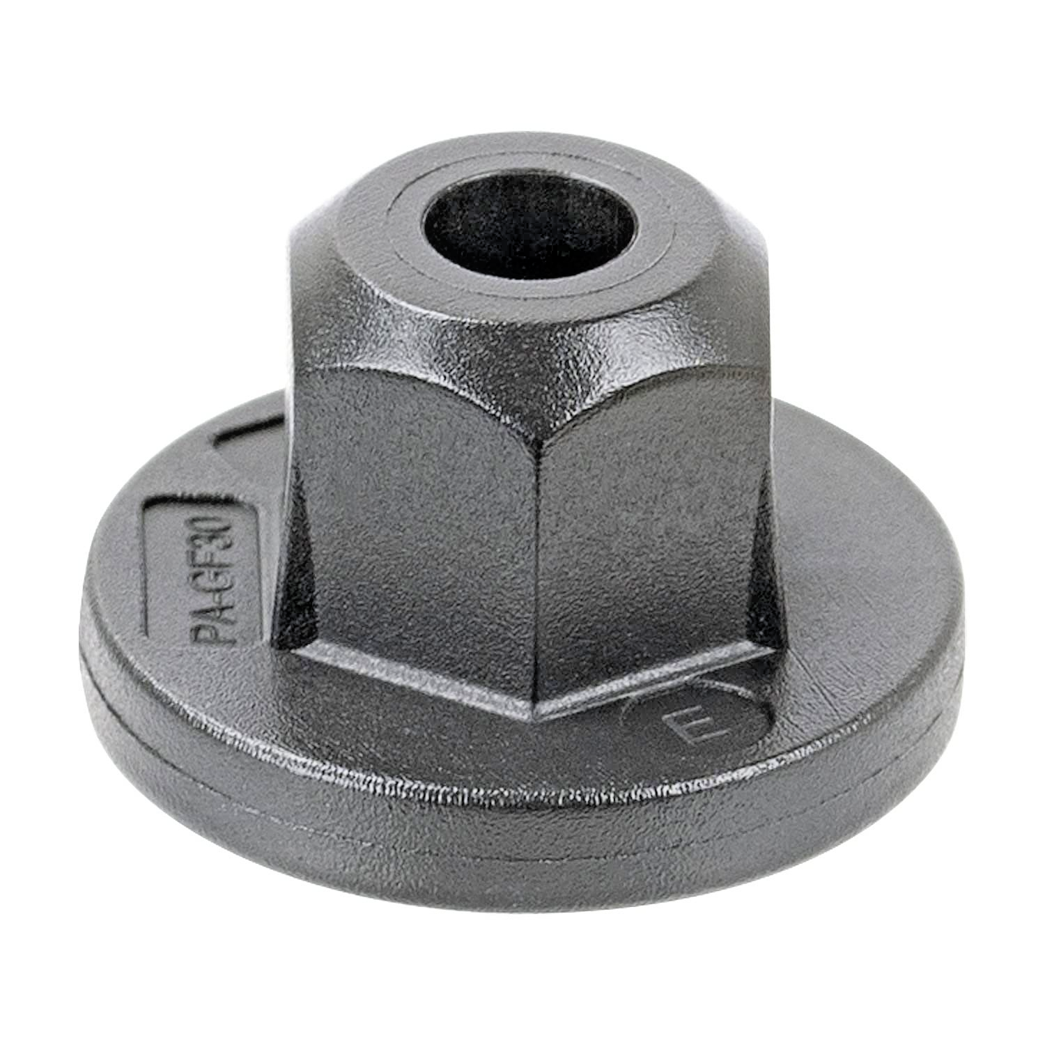 BMW Hex Head Plastic 10mm Nut Under Tray Splash Guard Trim Panel Fastener - 20Pc13