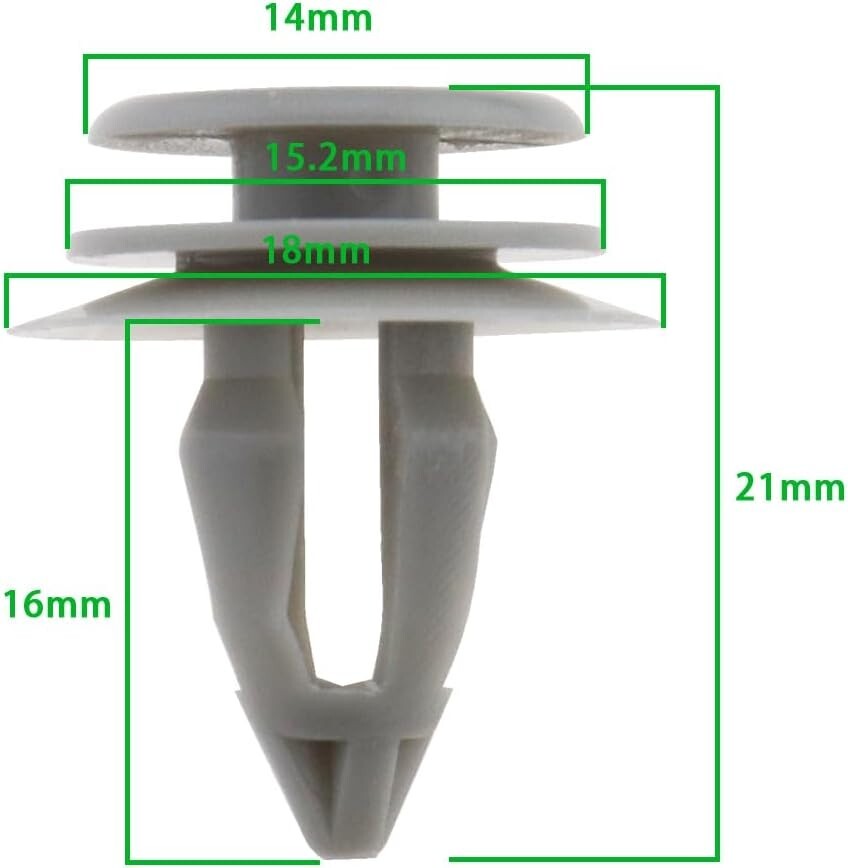 MINI Interior Trim Clips White # 51437001491 Fits Many Models 2001 - 2020 Qty 101