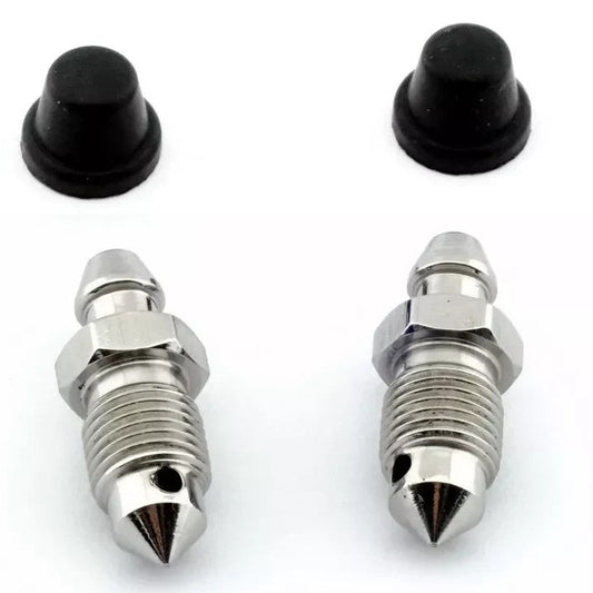 VOLVO & POLESTAR - Brake Calpier Bleed Screw Nipples x2 Pack INC Dust Cap M10 x110