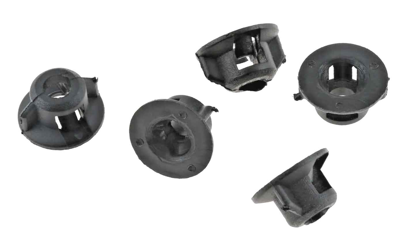 LEXUS Wheel Arch Liner Fixing Clip Plastic Wing Nut Black Prius Rav 4 C-HR 10 pc11