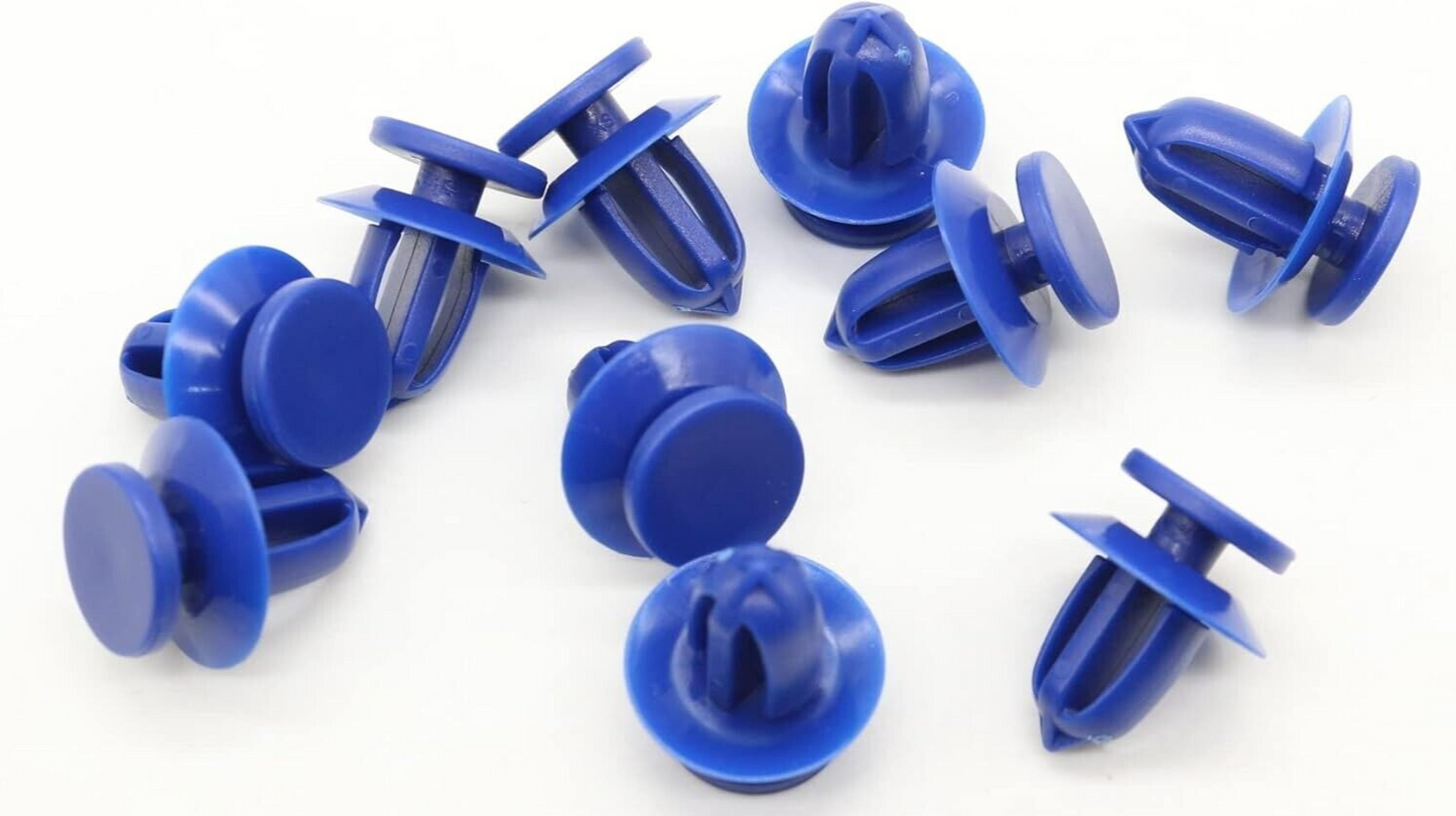 VAUXHALL Door Card Panel Interior Trim Clips Blue x10 Pcs #1325211810