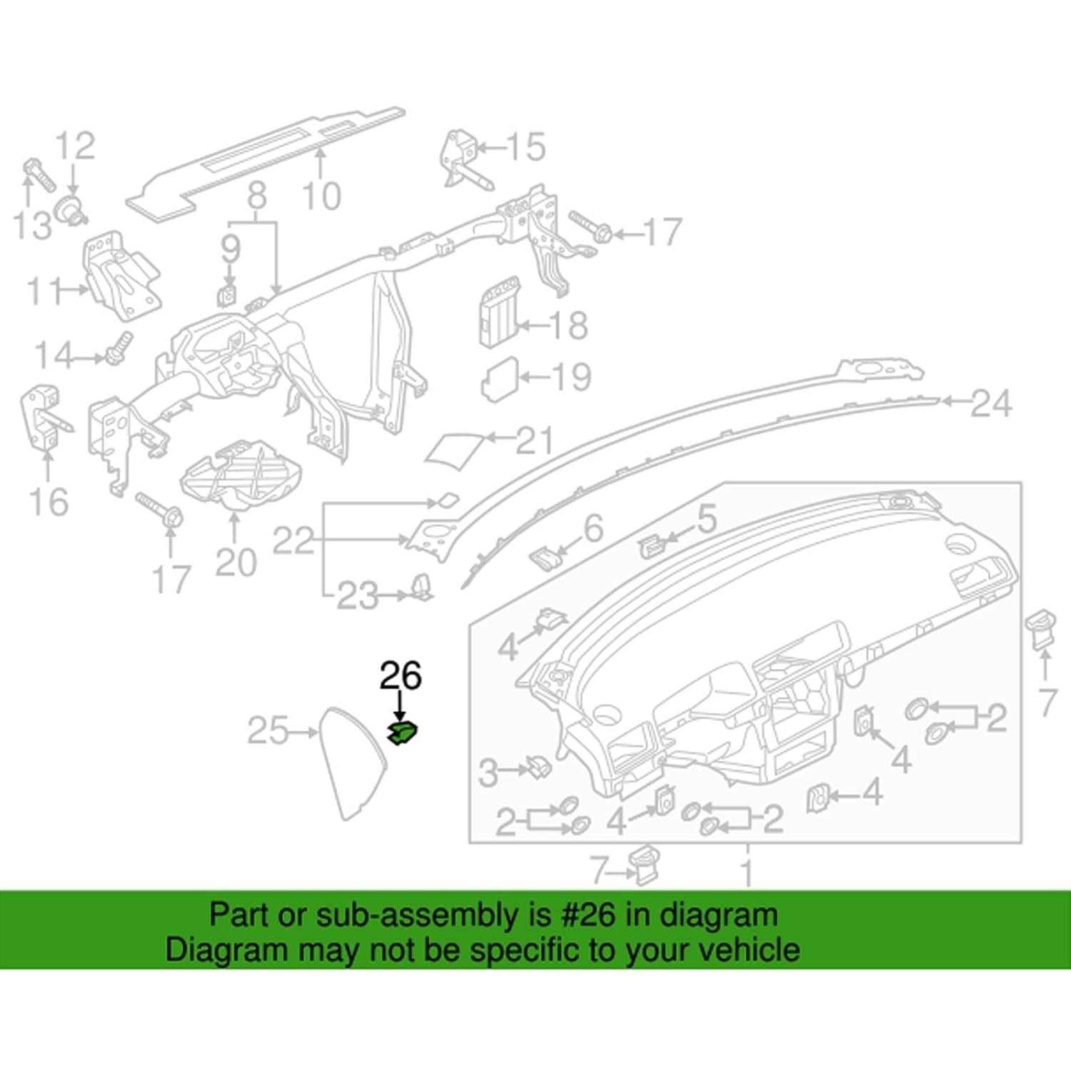 SKODA SEAT Interior Door Sill Pillar Trim Consol Panel Metal Clip Fasteners - 1517