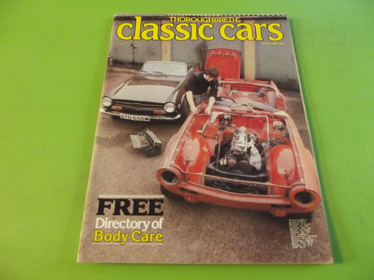 THOROUGHBRED AND CLASSIC CARS MAGAZINE APRIL 1981 #C40