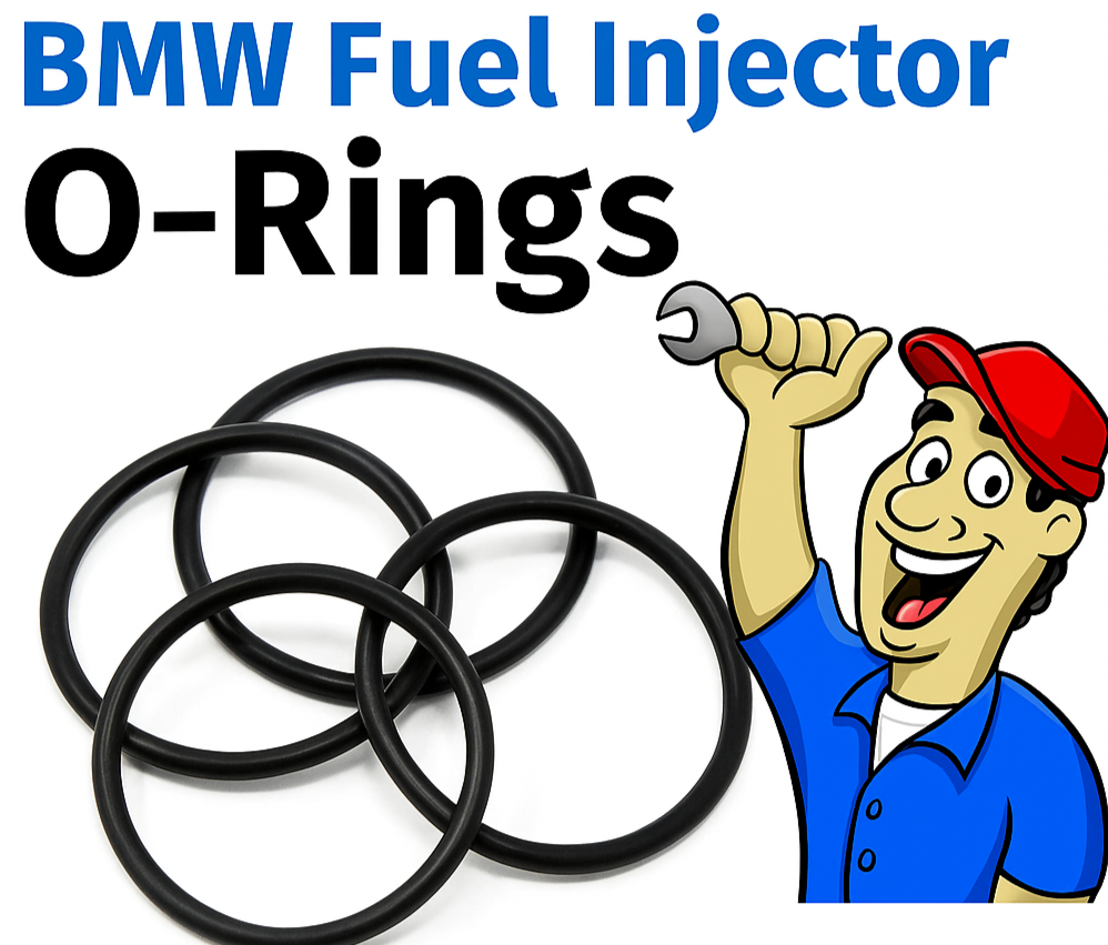 BMW Diesel Injector Seals Viton Upgrade Fits 1,3,5,6,7,X5,X6 Series set of 4xPcs2
