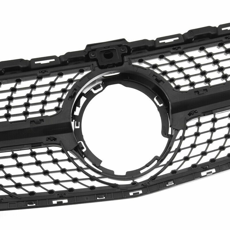 MERCEDES W205 C CLASS DIAMOND GRILLE AMG BLACK STYLE W205 2015-2018 GRILL5