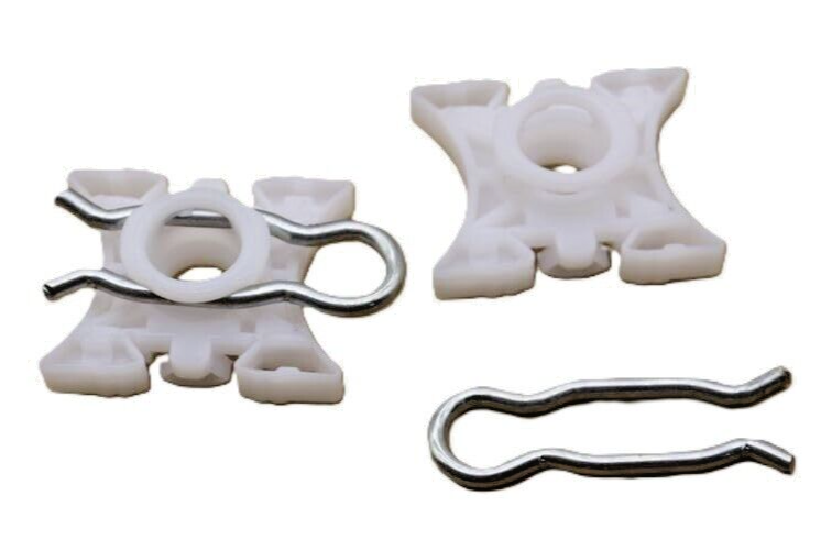 VOLVO Window Regulator Runner Slider Lifting Mechanism Fixing Clips x2 Pcs Pair.1