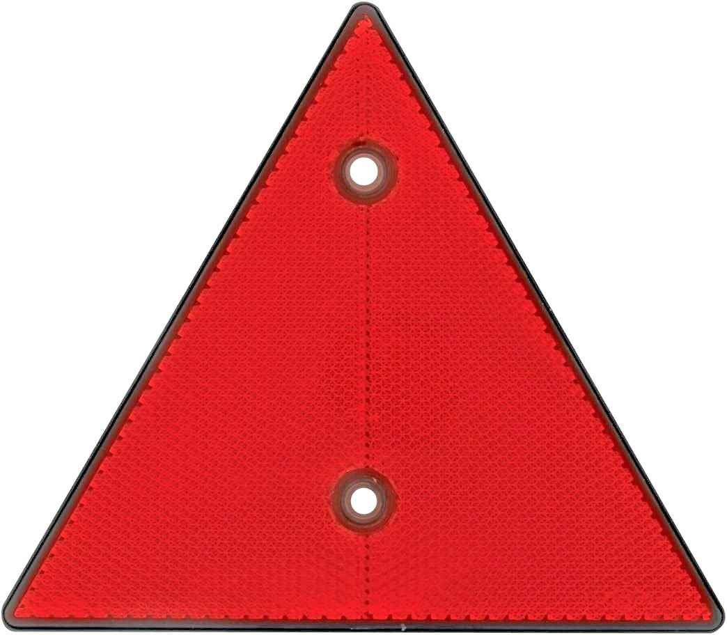 Vehicle Rear Safety Reflectors Red - MOT Legal for Trailers Trucks Caravans # x214