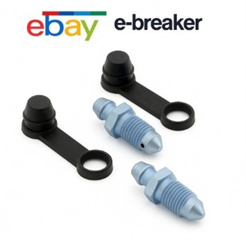 Porsche Carrera Brembo Brake Caliper Bleed Screw M10x1 10mm Twin Pack with caps.6