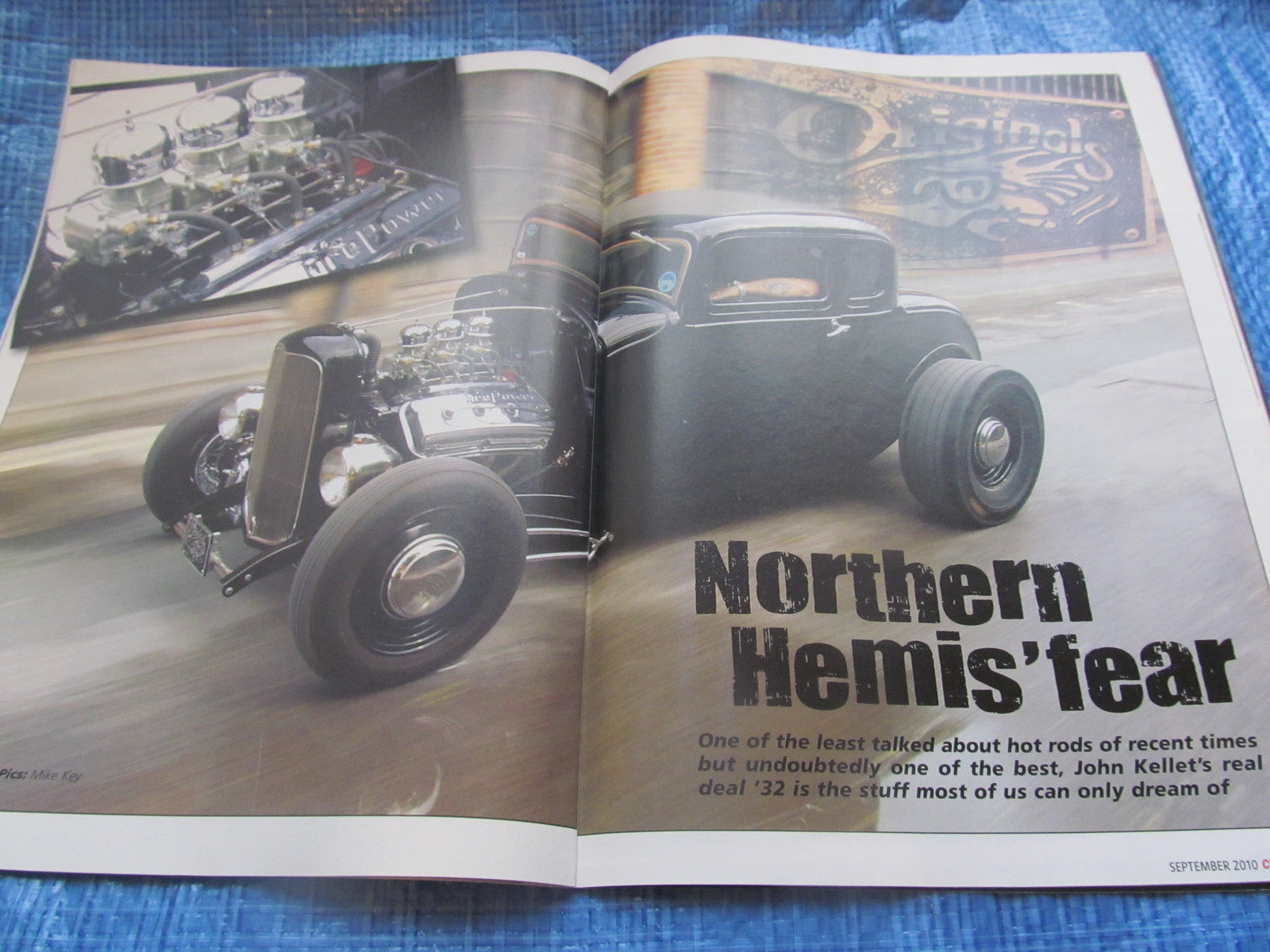 CUSTOM CAR MAGAZINE SEPTEMBER 2010 / HEMI COUPE V8 MODEL A FORD DEADSLED   #bk14